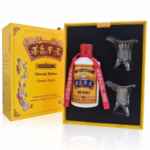 KWEICHOW MOUTAI BULAO 茅台不老 SET 12.5CL With 2 Vintage Design Glass